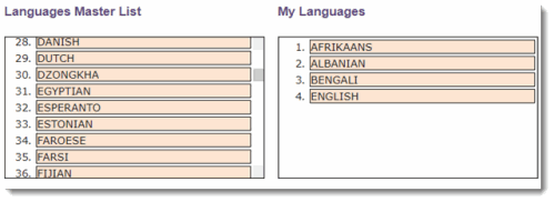 Languages